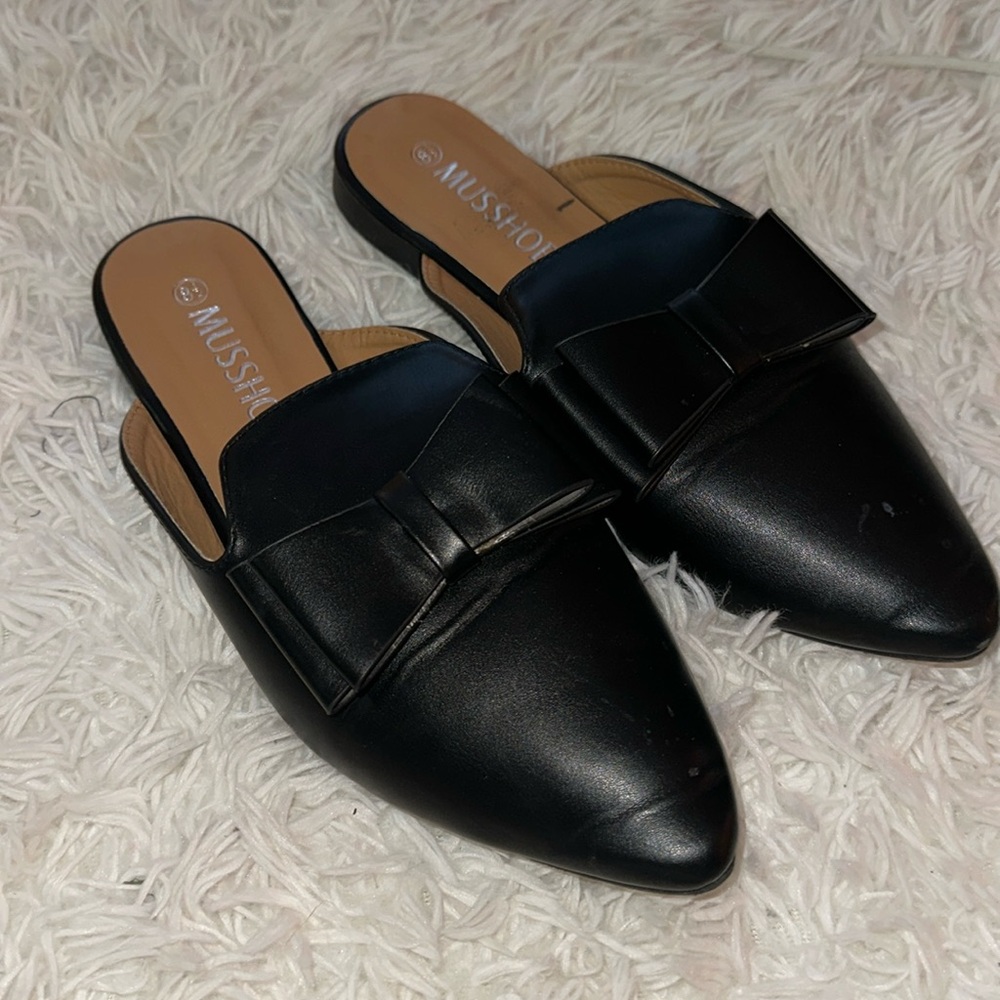 Black Bow flats